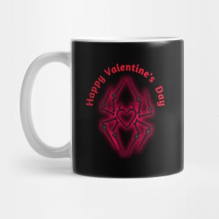 Happy valentine's Day Spider Mug